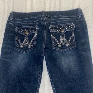 Wrangler Women's Dark Blue Boot Cut Jeans